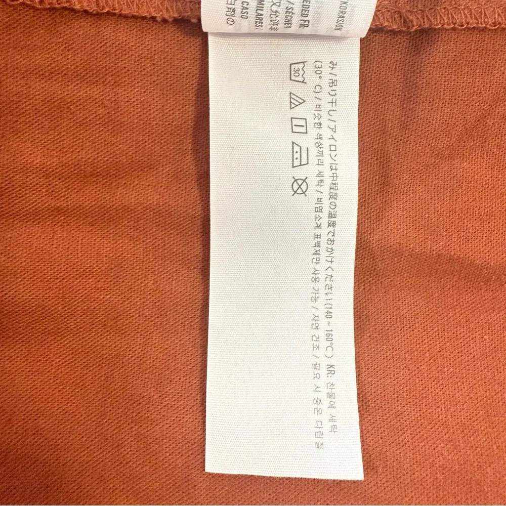 Abercrombie & Fitch Rust Asymmetrical Tiered Maxi Dress Size‎ XL